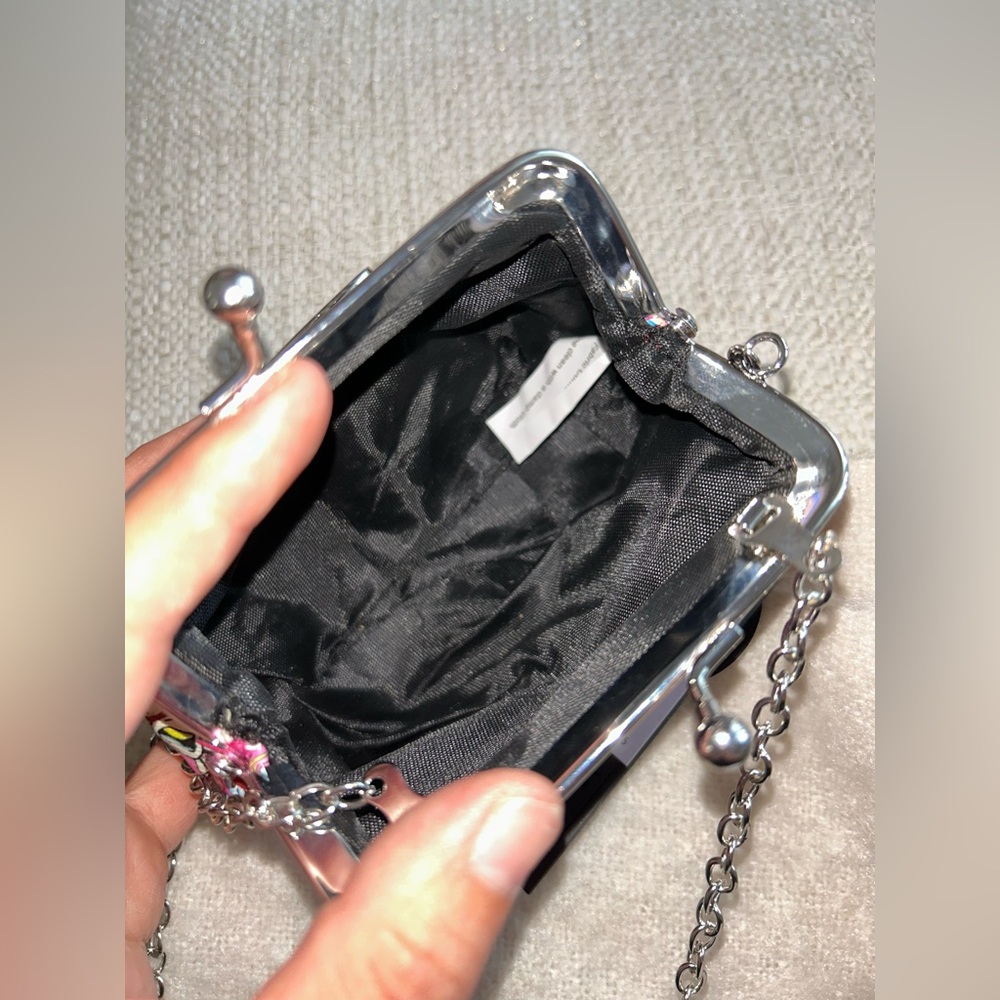 Ed Hardy Floral Pink Crossbody Bag - Picture 6 of 6